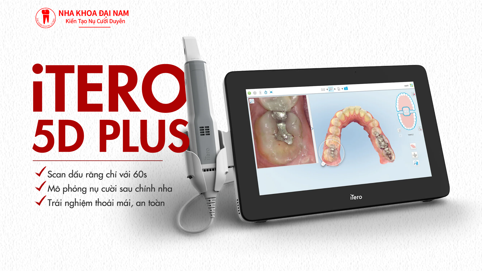 Máy scan răng iTero 5D Plus hỗ trợ chẩn đoán chính xác